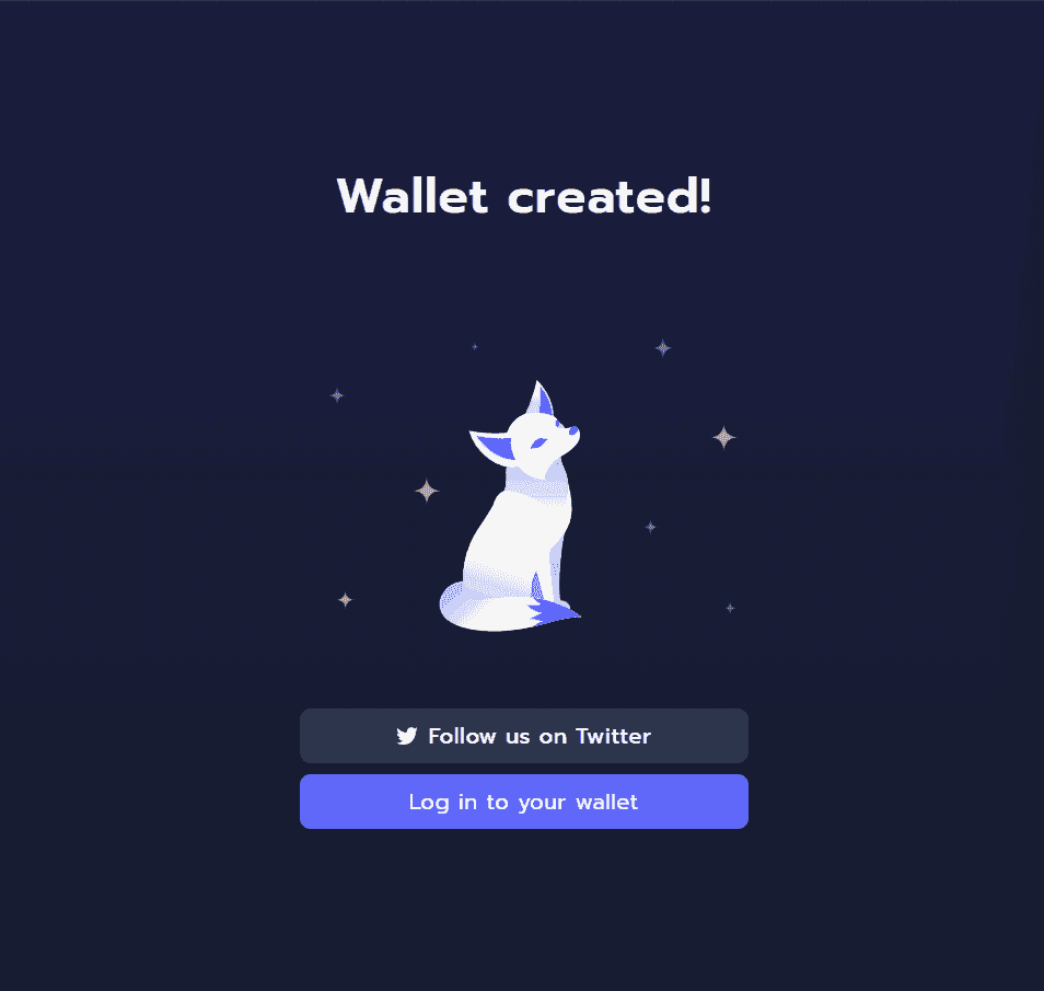 Sui Wallet creation