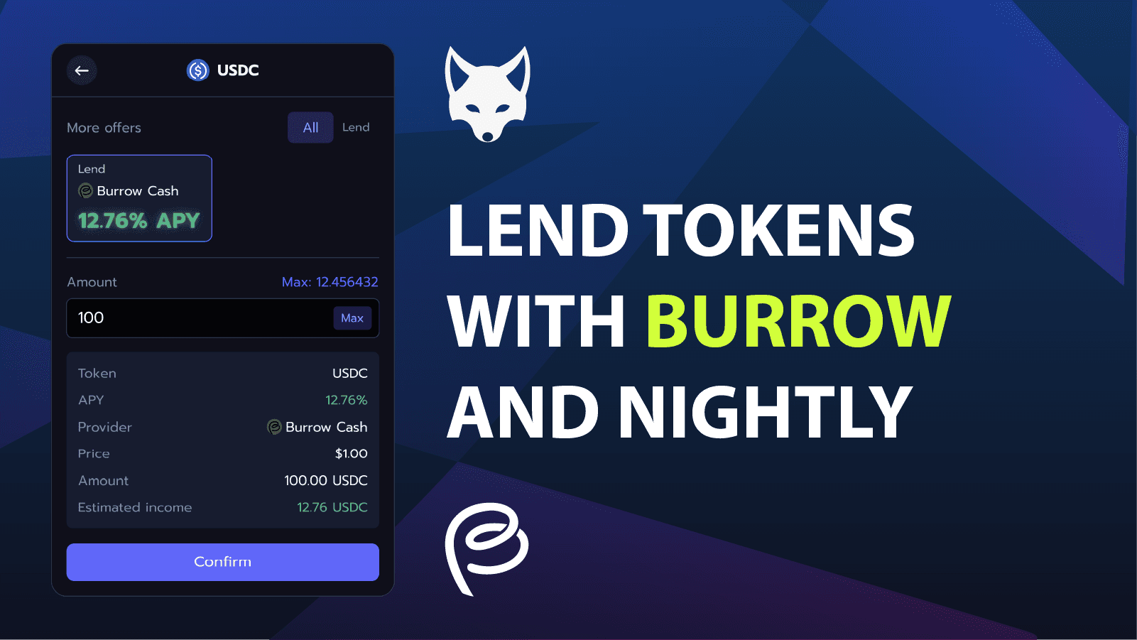 The best APY on NEAR Protocol | Nightly Wallet